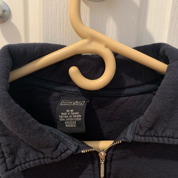 Retro cotton ginny cropped quarter zip - Picture 2 of 2